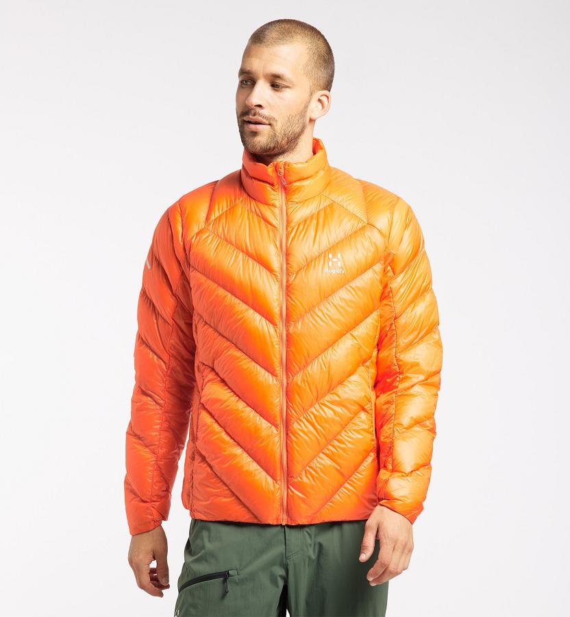 Haglöfs L.I.M Essens Down Jacket Orange For Mens GDOXY5947 Australia